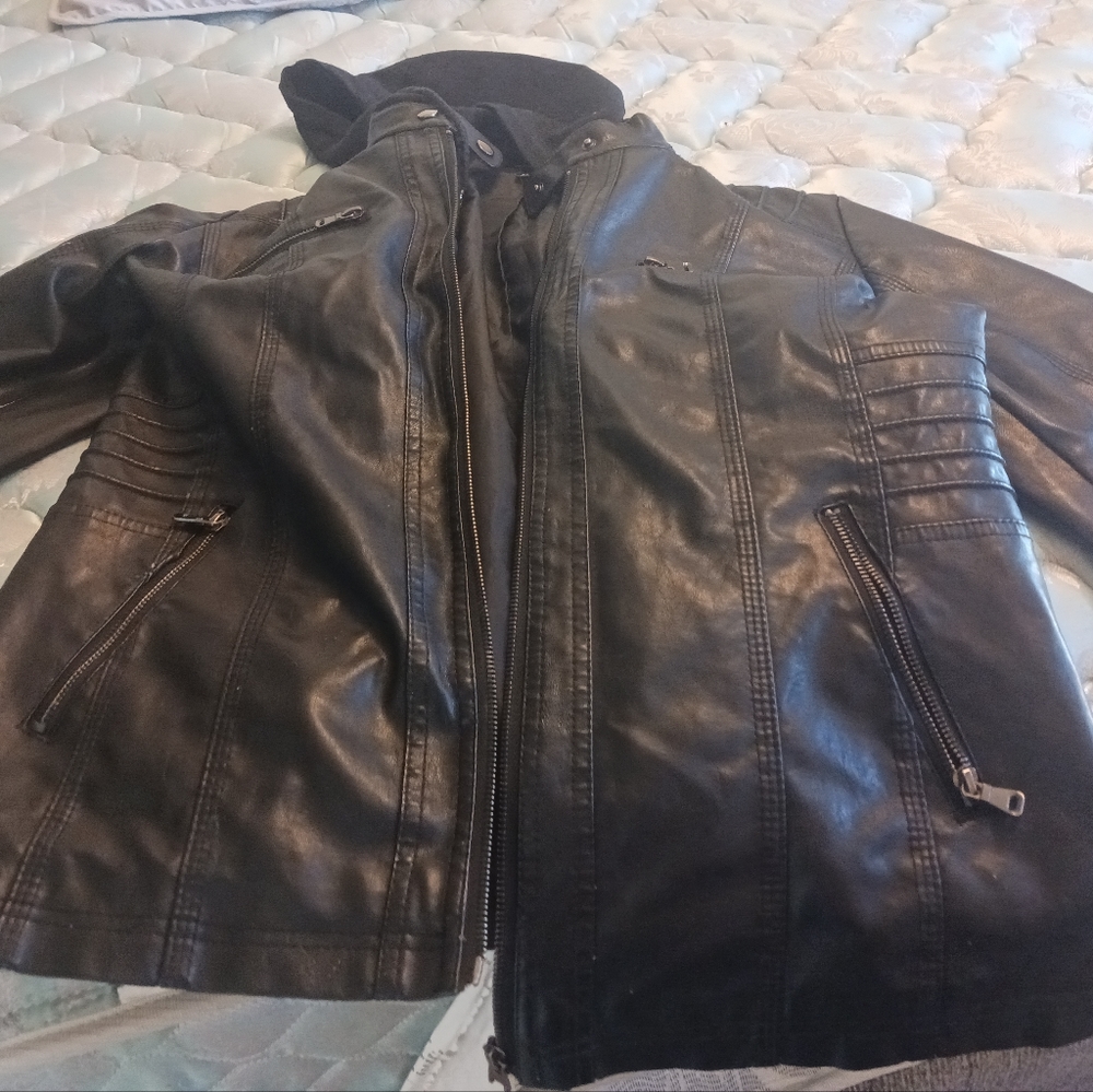 Females Xl Leather Coat
